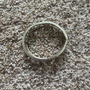 Silver Christmas Bangle Bracelet